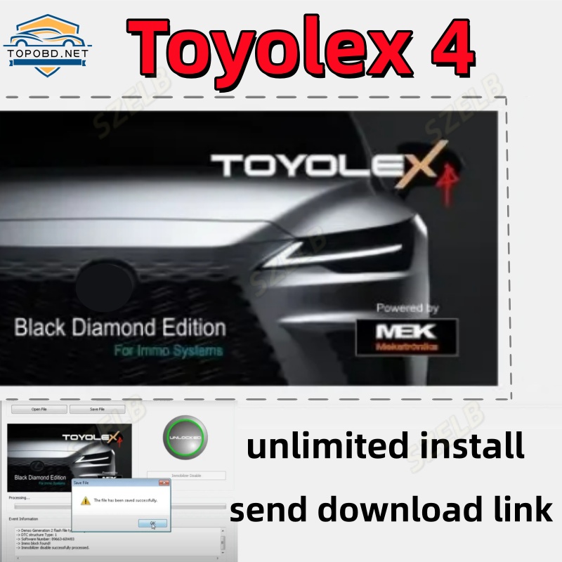 Auto Repair Shop Software - Toyolex 4 IMMOソフトウェア（無制限のキージェン付き）は、デンソーECUチューニング用の車両DTCソフトウェアツールであり、2026年で人気商品となっています。