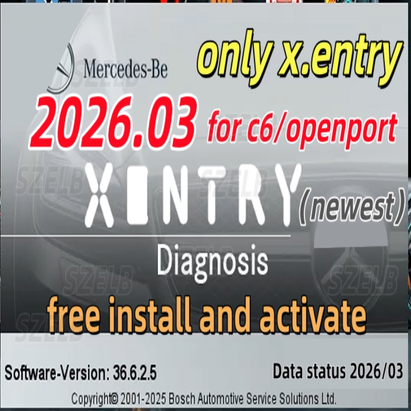 Auto Repair Shop Software - 最新の2026年版Xentry診断ソフトウェア（Mercedes-Benz用）v.ediamo/d.ts/wi.s/ep.c/Star-finder 無料リモートインストールとアクティベート