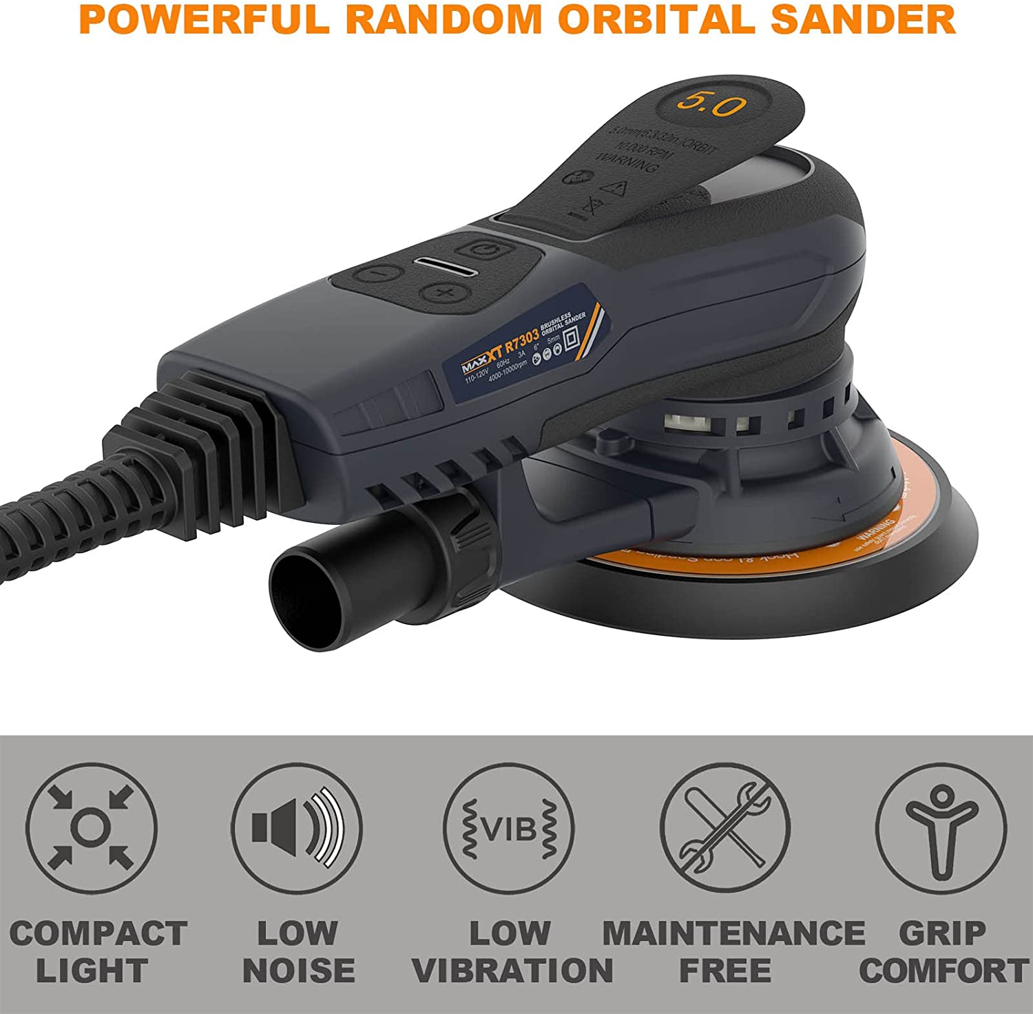 MAXXT 2.5 ミリメートル/5.0 ミリメートル人気デ - Orbital Polisher Da のレビューと価格