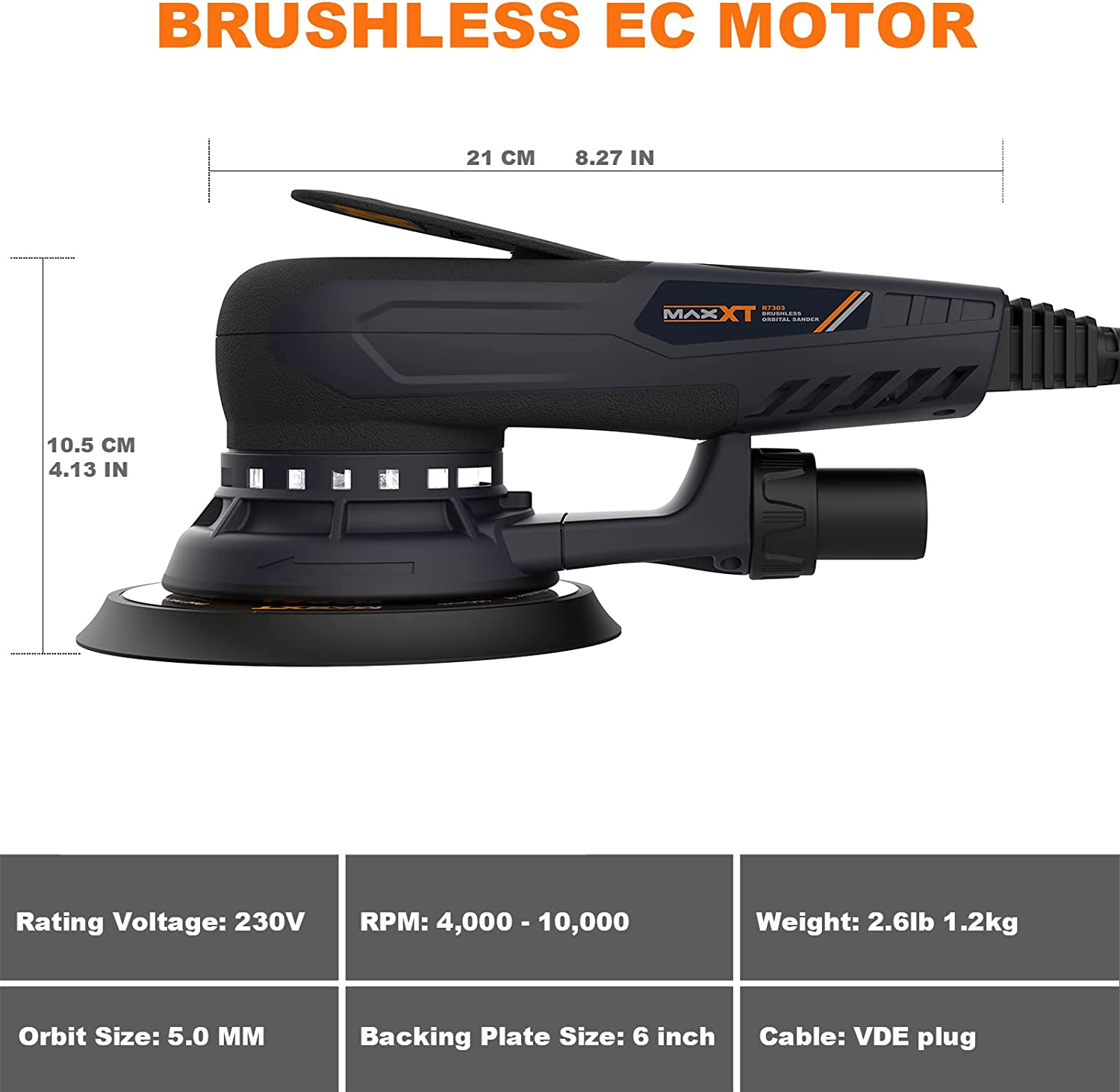 MAXXT 2.5 ミリメートル/5.0 ミリメートル人気デ - Orbital Polisher Da のレビューと価格
