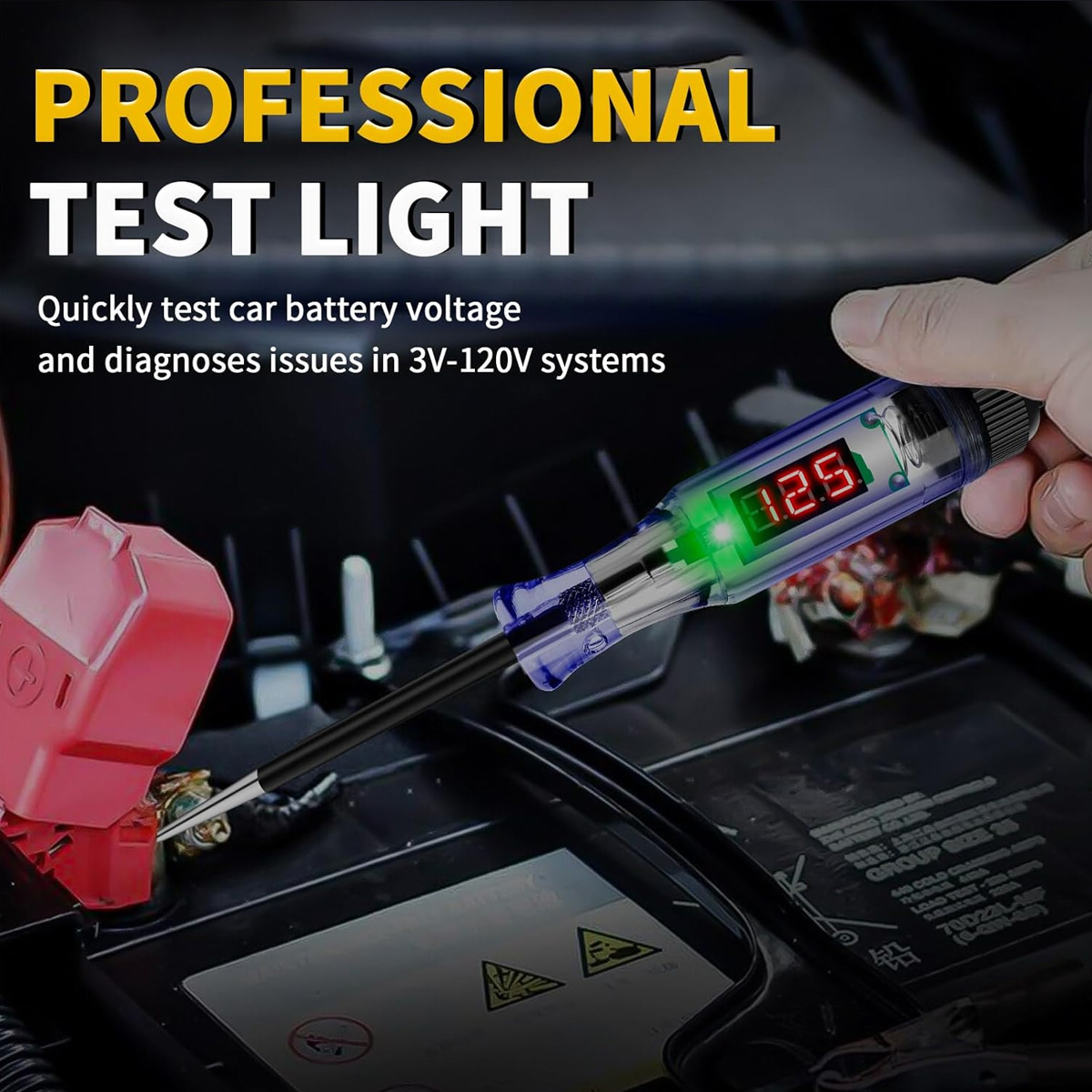 6V-24V/5V-90V 自動車回路テスター デジタルディ - Car Diagnostic Tool のレビューと価格
