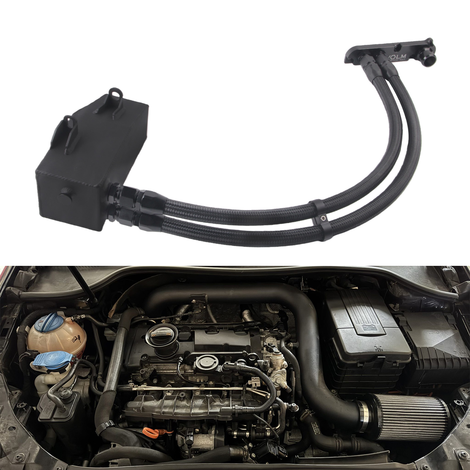 SEAT Leon Cupra/R用オイルキャッチタンク/缶 - Oil Drain Tank のレビューと価格