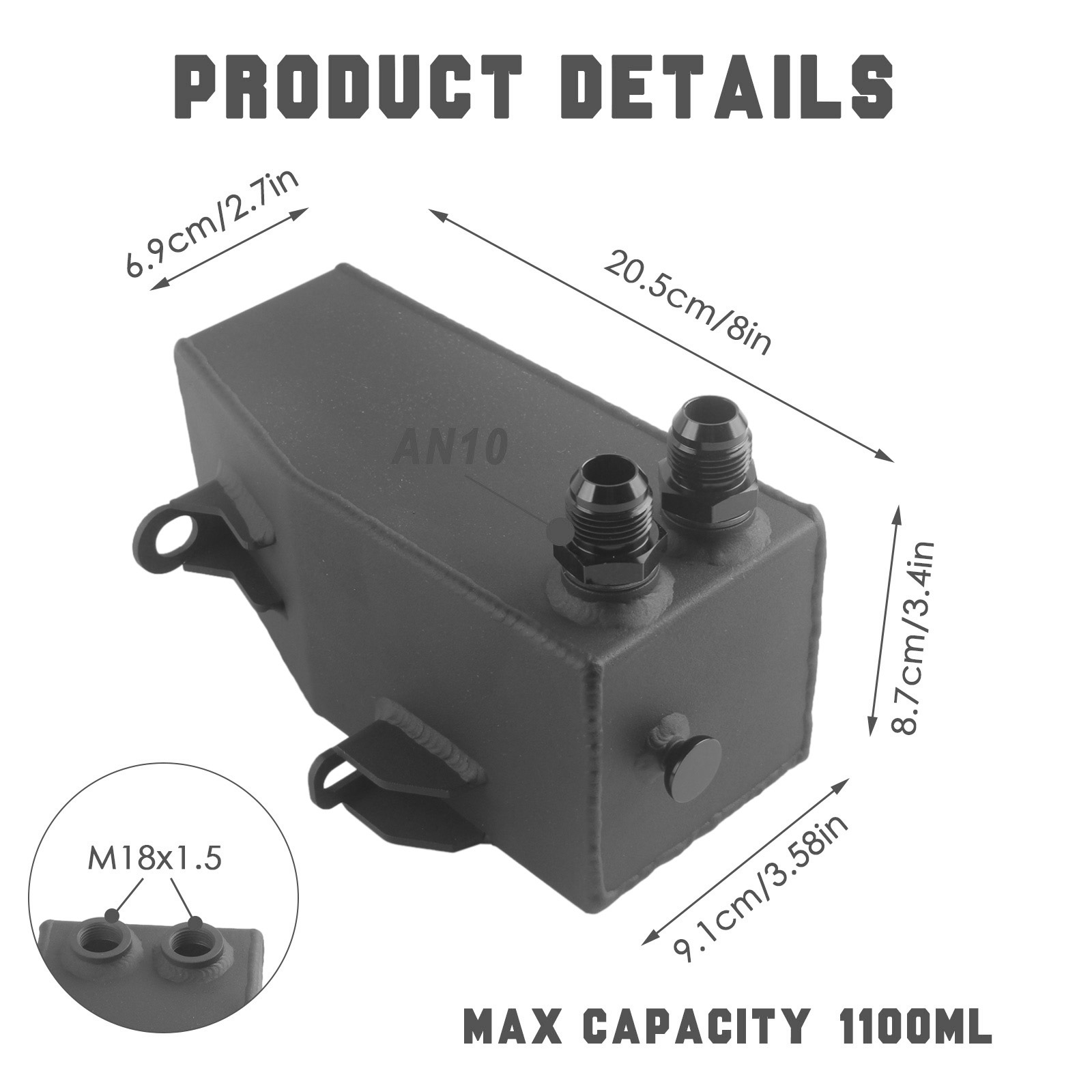 SEAT Leon Cupra/R用オイルキャッチタンク/缶 - Oil Drain Tank のレビューと価格