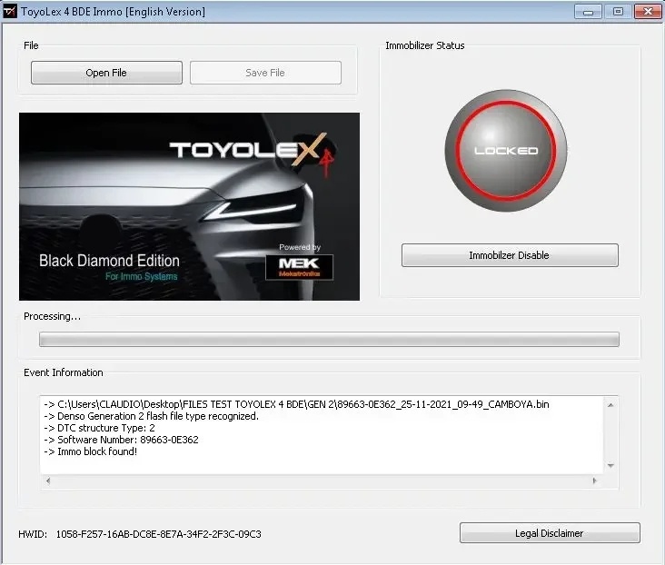 Toyolex 4 IMMOソフトウェア（無制限のキージェン - Auto Repair Shop Software のレビューと価格