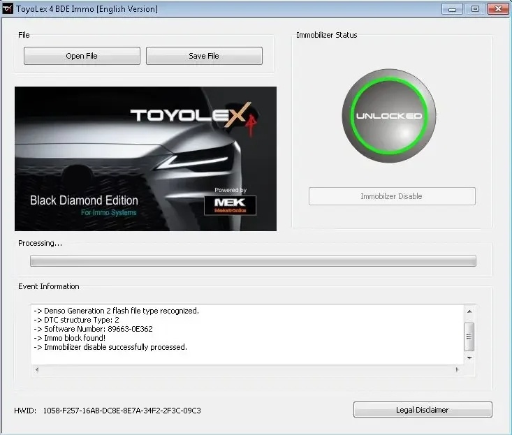 Toyolex 4 IMMOソフトウェア（無制限のキージェン - Auto Repair Shop Software のレビューと価格