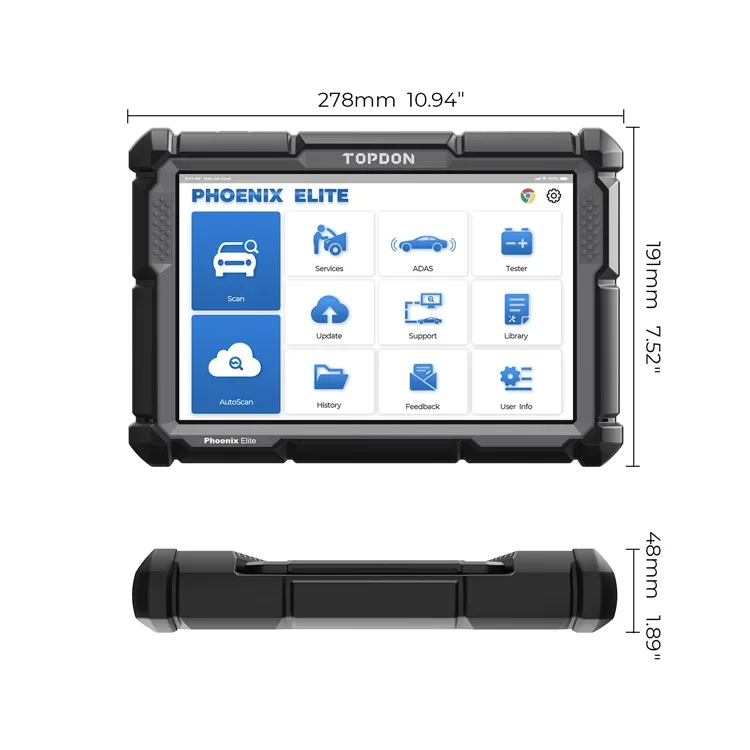 TOPDON PHOENIX ELITE 車両ECUアップグ - Car Diagnostic Tool のレビューと価格