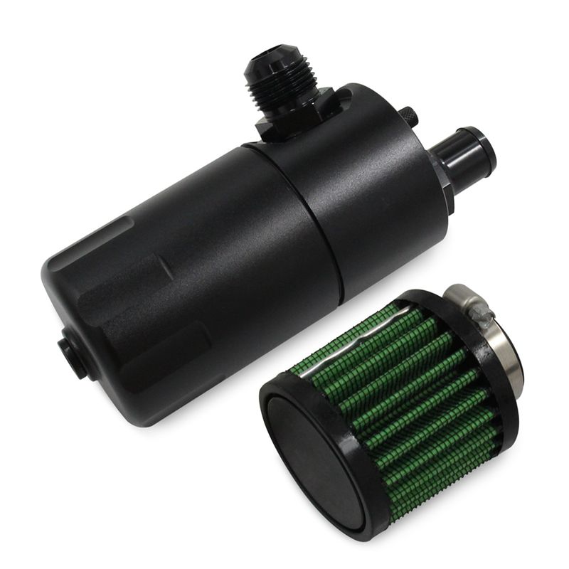 AN10 バッフル付きオイルキャッチ缶 ユニバーサルレーシン - Oil Drain Tank のレビューと価格